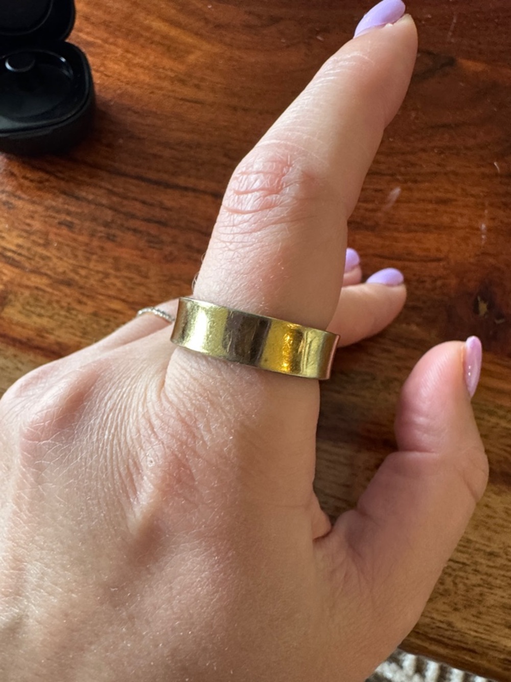 Optim Ring health tracker in Gold size 9
